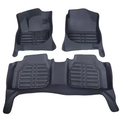 China Anti-skidding.easy to clean wholesale custom car 5D leather car floor MATS from China factory for sale