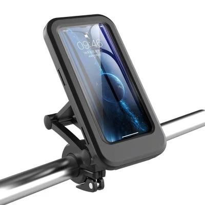 China Wholesale High Quality Black Adjustable Design Multifunctional Waterproof Phone Holder Bicycle Phone Holder for sale