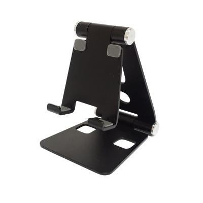 China Adjustable Universal Convenient Foldable Aluminum Desk Phone Holder for sale