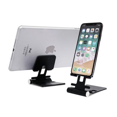 China Hot Multicolor Selection Adjustable Phone Tablet Foldable Desktop Phone Stand Portable Aluminum Phone Holder for sale