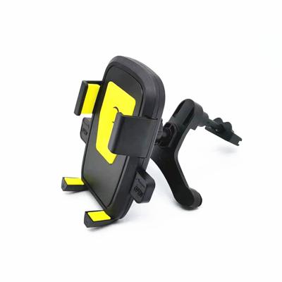 China 2021 Latest Popular Stable Vehicle Air Vent Portable Mobile Phone Stand Adjustable Flat Phone Holder for sale