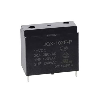 China VictoryStar Standard 4 Feet 20A Air Conditioning Relay HF102F- JQX-102F-P -12VDC/24VDC Water Heater for sale