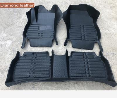 China Brief & Simple Color Japan Design Car Rear New And Front Floor Mat 3D Hot Press Design Look Black /Beige For Mitsubishi Lancer 2015 EX for sale