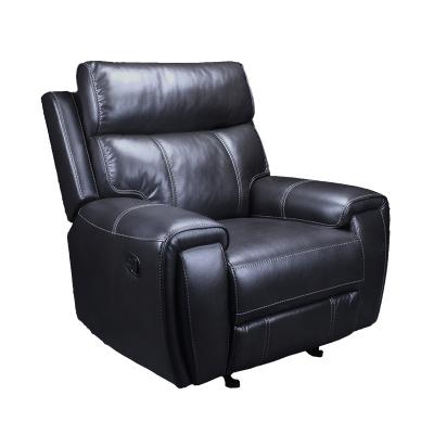 China New Recliner Manual Sofa Production Custom Air Glider Recliner Chair Leather Movement Sofa Custom Production For Home for sale