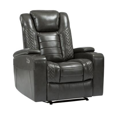 China COMFORTABLE HOME Recliner Gel Motion Leather Sofa Recliner March 1st Seat Power For Living Room Home for sale