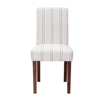 China Contemporary Modern Style Button Tufting Back Nordic Fabric Upholstered Dining Chair for sale