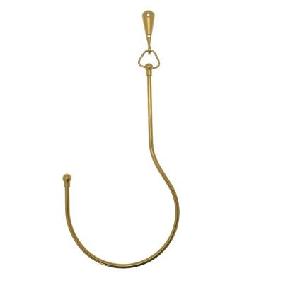 China Luxury Solid Brass Curtain Tieback Hook in Europen for sale