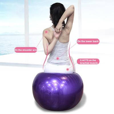 China Wholesale Inflatable Balance Ball Exercise Anti-Explosion PVC Amazon Fitness Stability Yoga Multifunctional Ball for sale