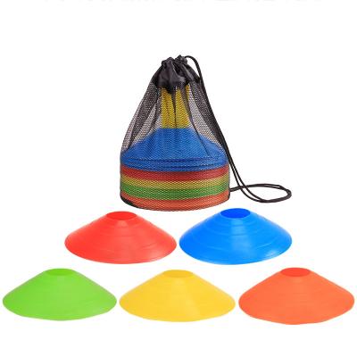 China Sports Workout Customized PE Sports Football Training Agility Marker Disc Soccer Cones for sale