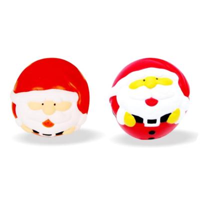 China Diameter 6.8cm PU Foam Soft Toys Reliever Christmas Anti Stress Toy Lucky Craft Balls for sale