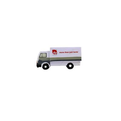 China Toy Lucky Craft PU Foam 10.7x4.2x5.3cm Anti Chill Soft Toys Truck Shape for sale