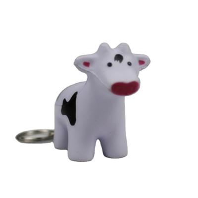 China Direct Promotion Gift Manufacturer PU Foam Milk Cow Stress Reliever Autism Hand Tosser Ball Toy for sale