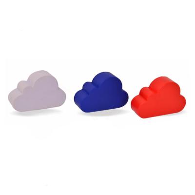 China PU Foam 8X2.5X5.2cm Soft Toy Reliever Kids Toys Lucky Craft Anti Strain Cloud Shape for sale