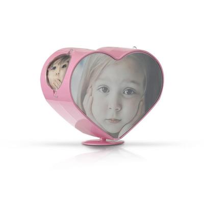 China Bone Inlay Photo Frame Party Photo Frame Balloon Metal Photo Rotating Glass Frame for sale