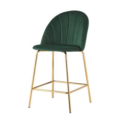 China Factory Import Bar Furniture Modern Chinese Umpire Chair For Stools Modern Design Velvet Bar Chair for sale