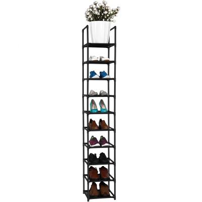 China (Size) 10 Size Options Adjustable Row Shoe Rack Shoe Organizer Shelf Shoe Racks Multiple Free Combination for sale