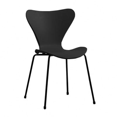 China Cheap Wholesale Cheap Cheap Stacking Chairs Metal Legs Colorful Nordic Dining Chairs for sale