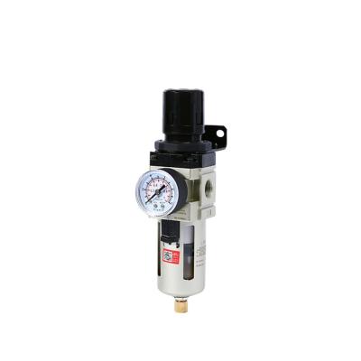 China Hotels SNS aw series air source treatment unit pneumatic air filter pressure regulator with gauge for sale