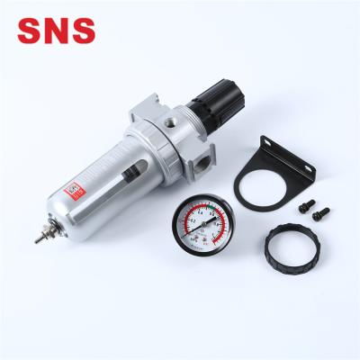 China Hotels Factory Supply Sfr Series Air Source Treatment Pneumatic Air Pressure Filter Regulator for sale