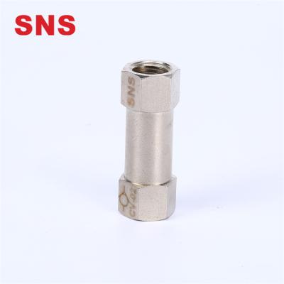 China General Cv One Way Pneumatic Nickel Plated Brass Control Non Return for sale