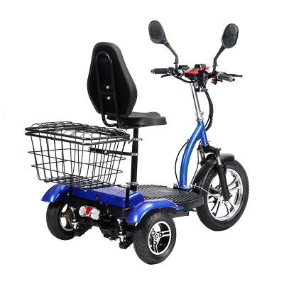 China Unisex mobility scooter 3 wheel electrico handicapped electric mobility scooters with storage basket for sale