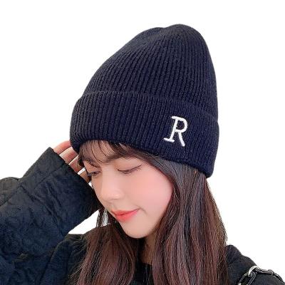 China Customized 2021 wholesale cute COMMON punto para gorro mujer OEM/ODM hip hop cashmere knit winter beanie hat for women and man for sale