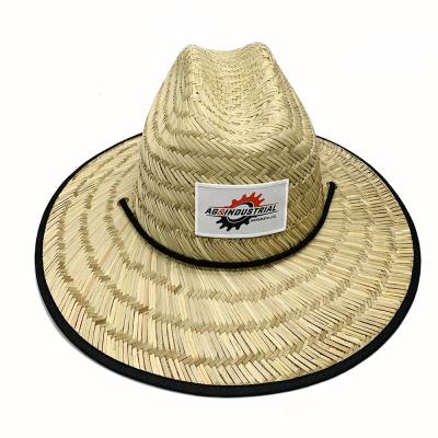 China 2021 OEM/ODM picture sombrero hat straw yupoong classic hats beach adjustable wide brim sun protection lifeguard straw hats for sale