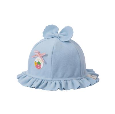 China Fashion \comfortable\durable Para de gorros bebe OEM/ODM 2-8 month fall winter photoshoot props plush bucket hat baby basin hat for toddler for sale