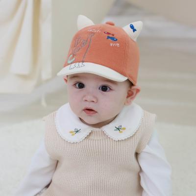 China 2021 COMMON Bone Para bebe OEM/ODM 6-12 Months Baby 6 Panel Hat Fitted Sports Baseball Caps For Toddler Kids for sale