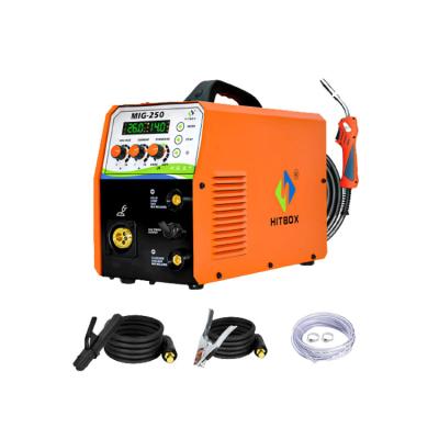 China INVERTER HITBOX Welder CO2 Gas MIG IGBT Inverter Welding Machine MAG MIG250 Welder for sale