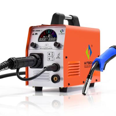 China HITBOX MT-2000II INVERTER WELDING MACHINE CO2 GAS CO2 UE Flux Core Wire MIG IGBT Inverter Gasless Welder Machine for sale