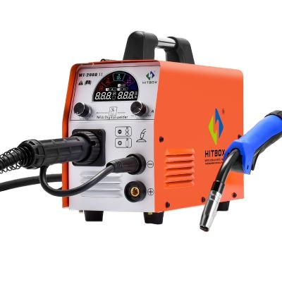 China HITBOX MT2000 II MIG Multifunctional Welder 4 in 1 Gasless MIG CO2 MIX CAT ARC Inverter Welding Machine with LCD Display for sale