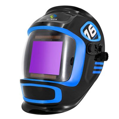 China HITBOX Welding Helmet LY800F and IGBT Helmet Inverter Welder Automatic Tarnish Welding Machine 420mAh for sale