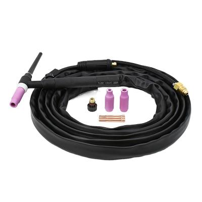 China HITBOX Welding Torch WP17V 13ft 4M Air Cooled TIG Welding Torch WP17V 13ft 4M Welder Torch 140A 150-Amp SR-17V with Europe Plug WP-17V for sale