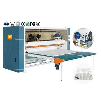 China Mattress Fabric Cutter Suppliers Best Automatic Mattress Fabric Border Mattress Fabric Cutting Machine Mattress Panel Cutter for sale