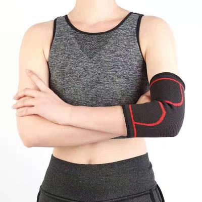 China Sports Durable Elastic Elbow Protective Gym Pad Sweat Sport Basketball Arm Sleeve Elbow Brace Support for sale