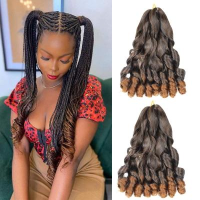 China New Arrival 20Inch 150g Loose Curl Synthetic Spiral Wave Braid Hair Loose Wave Crochet Braids For Hair Braiding Extensions for sale