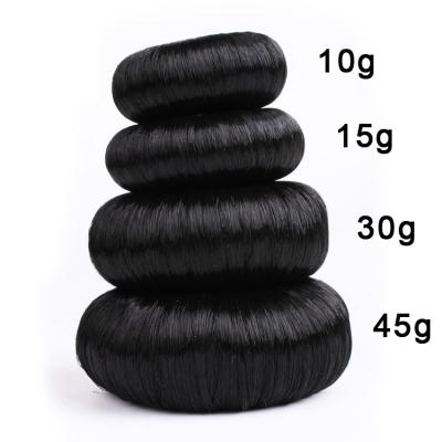 China Wholesale Women's Fashionable Cute Girls 6 Colors Hairpiece Synthetic Donut Hair Bun Q11 for sale