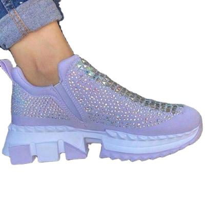 China Fashion trend autumn and winter round head warm drill shoes cfoot thick soled leisure sports shoes thick soled running shoes for sale