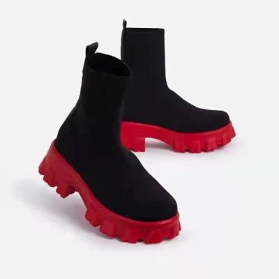 China Fashion Trend Women's Fashion PU Boots Winter Spring Autumn Shoes Women Shoes for sale