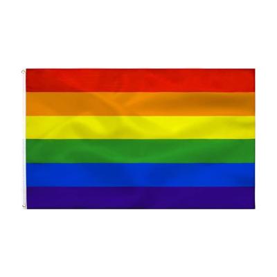 China Health Care Institutes Factory Wholesale Cheap Rainbow Flag LGBTQ Flag 3x5ft Gay Pride Flag for sale