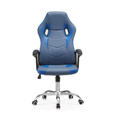 China Modern Design Hot Selling Convertible Cheap Leather Fabric Pillow PC Reclining Gamer Racing Style Office Computer Racing Chair With Wheels for sale