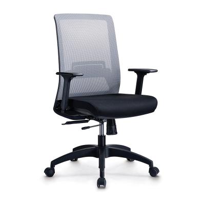 China Foshan Office Lift Chair Full Mesh Style Cooling Middle Back IT Staff Chair for sale