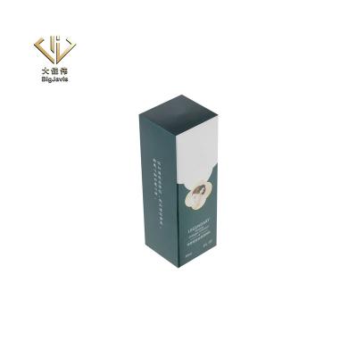 China Recycled Materials Color Box Dark Green Custom Printed Kraft Paper Beauty Hot Sale Makeup Product Paper Package Packaging Box for sale