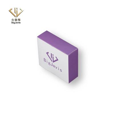 China Recyclable Logo Christmas Gift Custom Printed Paper Eco Friendly Cosmetic Packaging Boxes Tiny Purple Lipstick Package Box for sale