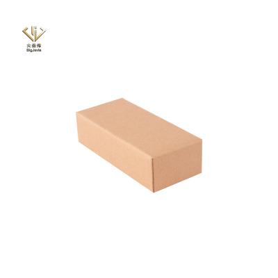 China Recyclable Custom Logo Design Printed Paper Box Brown Kraft Paper Packaging Box Recycled Material Product Package for sale