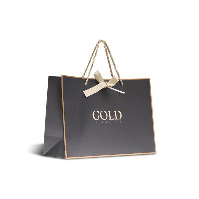 China Wholesale Custom Handmade Logo Shopping Paper Bag Factory Gift Packaging Bags Eco Friendly Boxes Packaging for sale