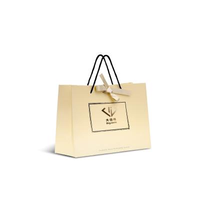 China Handmade Fancy Packaging Boxes Gift Shopping Bag Customized Order Accepted Print Handmade Art Paper Bag for sale