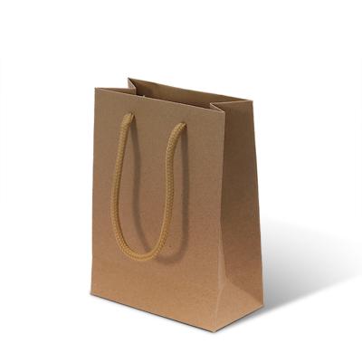 China Recycled Materials Factory Wholesale Custom Shopping Paper Bag With Logo Brown Paper Bags Kraft Paper Bag for sale