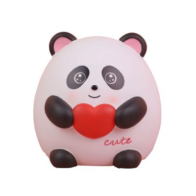 China Chubby Dundun Big Panda Kids Piggy Bank Material Wholesale Savings Home Decor Holiday Gifts Eco-Friendly Activities Creative Gifts for sale